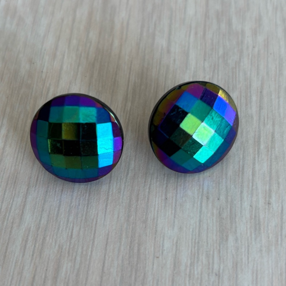 Colorful Vintage Stud Earrings